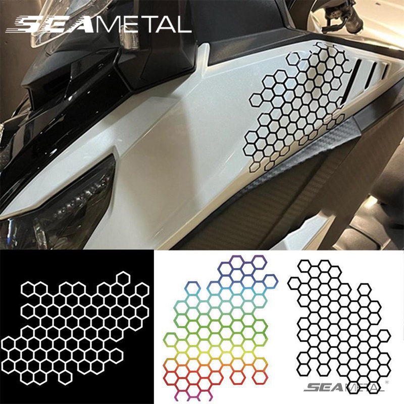 Seametal สติกเกอร์รังผึ้ง สําหรับติดไฟท้ายรถจักรยานยนต์