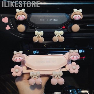 Ilikestore Car Phone Holder Universal Multifunction Cute Cartoon Prevents Shake 6 Points Air Vent for