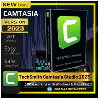 TechSmith Camtasia Studio 2023 Full v2022.6.1 Video Editor[ 100% Working ]Life Time License key