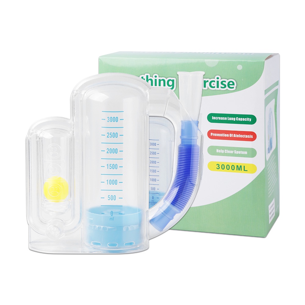 เครื่องวัดความดันโลหิตสูง 3000 5000 มล. สําหรับฝึกหายใจ ฟื้นฟูสมรรถภาพทางเดินหายใจ