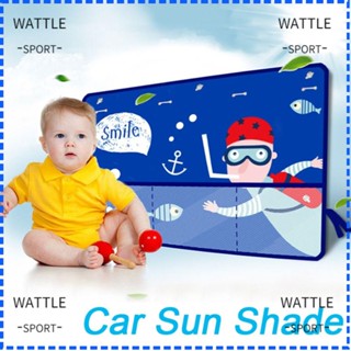 Wattle ม่านบังแดดรถยนต์ ลายการ์ตูน แฟชั่นฤดูร้อน