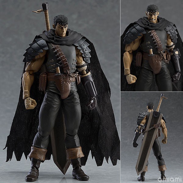 Figma ฟิกม่า Model Figure ฟิกเกอร์ โมเดล Berserk Guts Black Swordsman กัทส์ นักรบดํา เบอร์เซิร์ก Berserker seller