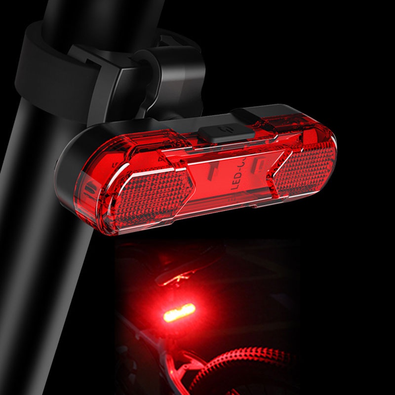 Bicycle light Bicycle tail light USB rechargeable flashlight front light  rear light lanternRear lig