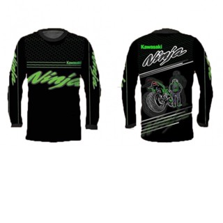 เสื้อยืดแขนยาว ลาย KAWASAKI NINJA 1 ชิ้น