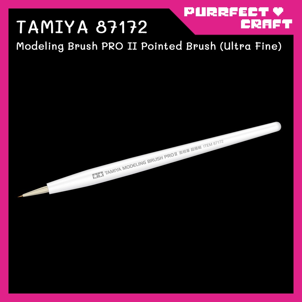 TAMIYA 87172 Modeling Brush PRO II Pointed Brush (Ultra Fine)