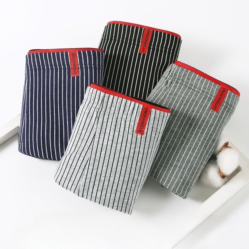 กางเกงในบ็อกเซอร์ผู้ชาย Boxer  เนื้อผ้านิ่ม สวมใส่สบาย มีไซส์ใหญ่ L-4XL - รูปที่ 5