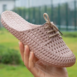 พร้อมส่ง🚚 รองเท้าแตะผู้หญิง ส้นแบน slipper แฟชั่น นุ่ม หัวหมวก เย็นสบาย A-016