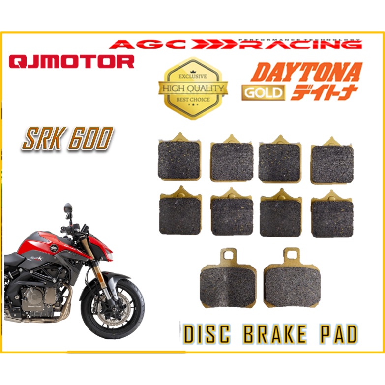 QJ MOTOR SRK 600 ผ้าเบรคคุณภาพสูง