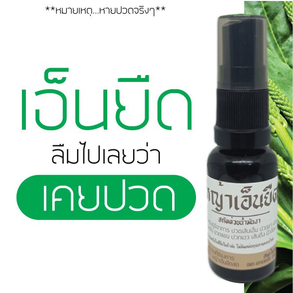 แก้ปวดเมื่อย ยืดเส้นเอ็น ยืดกล้ามเนื้อ หญ้าเอ็นยืด สกัดเข้มข้น