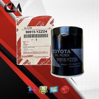 กรองน้ํามันเครื่อง TOYOTA YZZD4 90915-YZZD4 สําหรับ HILUX KUN25 / KUN26 / KDH200 / CAMRY / INNOVA / 