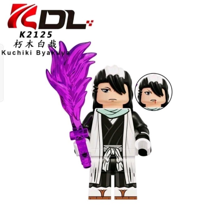 Bleach Kuchiki Byakuya K2125 Viral Block Figure Toy - คอลเลกชันใหม่