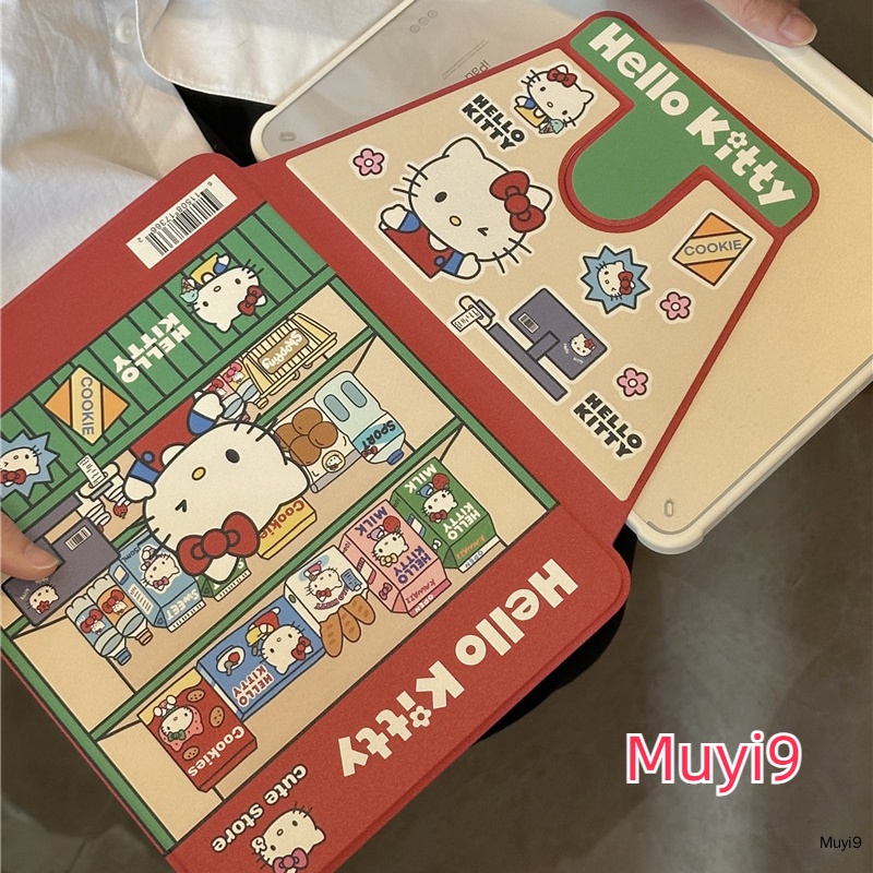 เคส ลายการ์ตูนคิตตี้น่ารัก กันตก สําหรับ IPad10.2 Ipad10 Mini6 Ipad Air1 2 Air5 Pro11 ipad12.9 Gen9