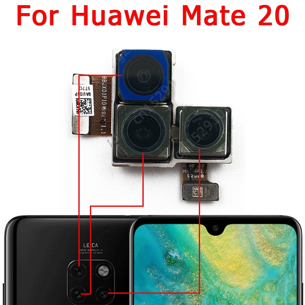 แท้ อะไหล่โมดูลกล้องเซลฟี่ หน้า หลัง สําหรับ Huawei Mate 20 Pro Mate20 Lite X 20X