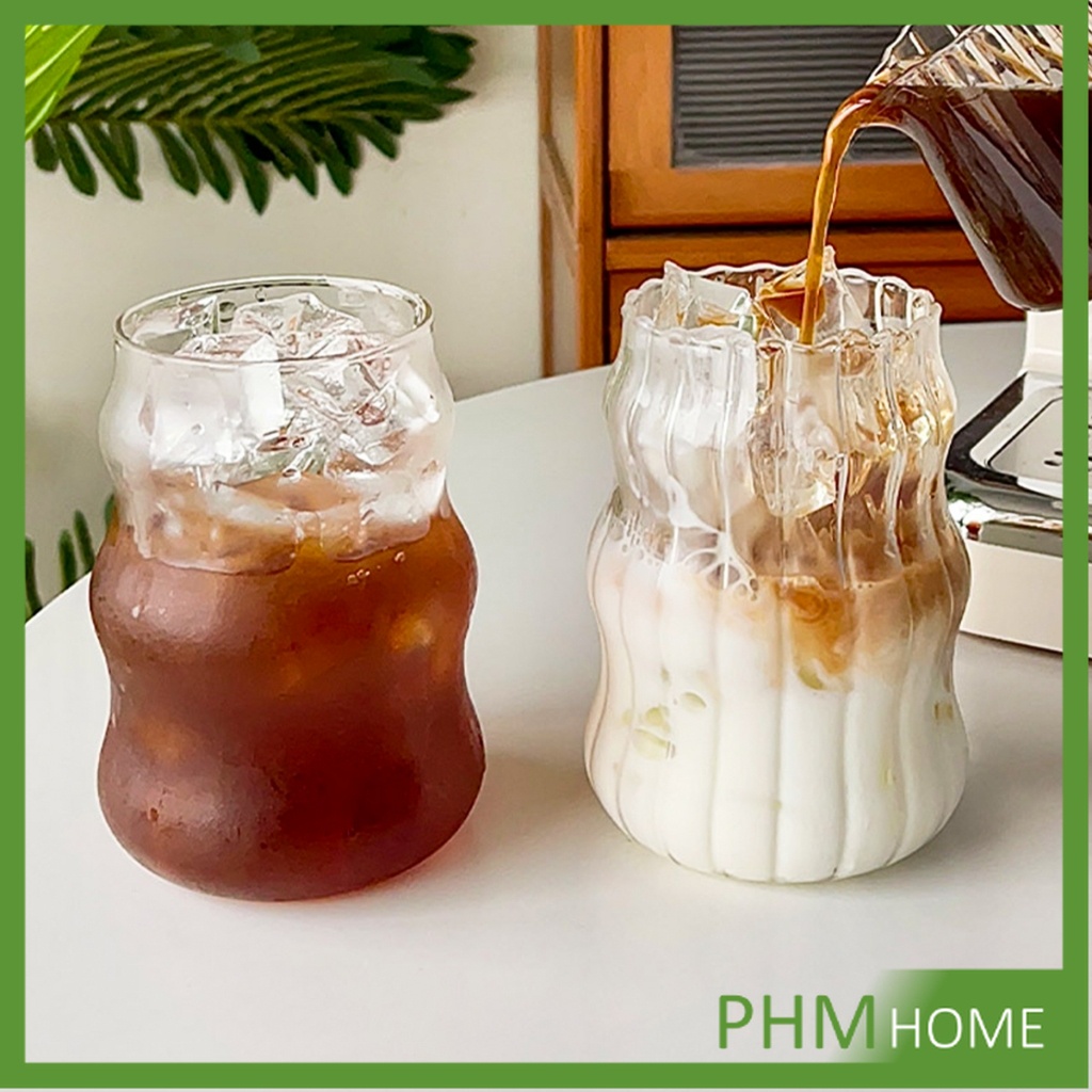 PHM แก้วกาแฟ ทรงกลม สไตล์เกาหลี มีขนาดให้เลือก coffee cup