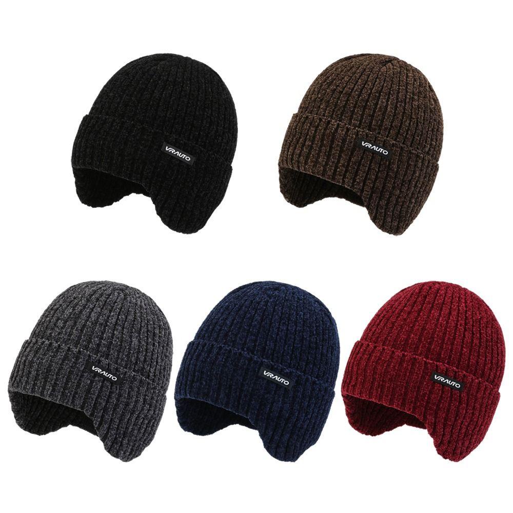 หมวกถักนุ่มขนแกะสำหรับฤดูหนาว ออกแบบมาเพื่อความอบอุ่นและป้องกันลม - รูปที่ 3