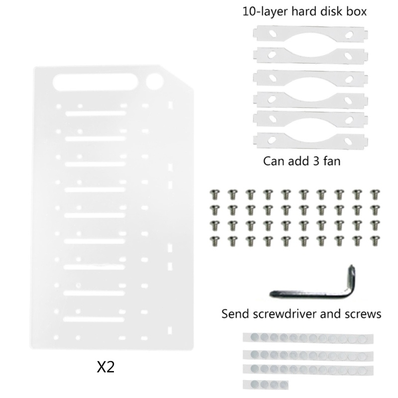 Mochocho Hard Disk Bracket สําหรับ 3 5in HDD Storage Bracket สําหรับกรณี Rack Hard Drive Bay 3 5 หลายชั้น Optiona