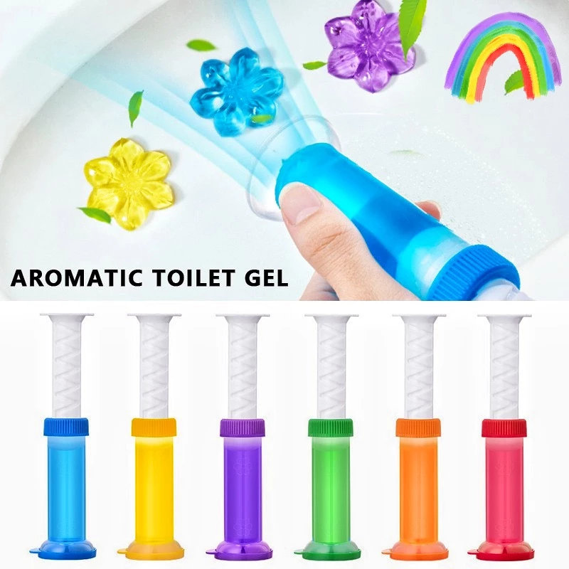 🌸🌸🌸เจลดับกลิ่นชักโครก Toilet Gel Cleaner เจลหอม ดับกลิ่นห้องน้ำ เจลทำความสะอาด เจลลดคราบ ชักโครก ห้องน้ำ น้ำยาทำความส