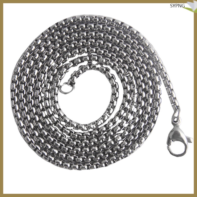 📦 Shangfeng 1Pc สร้อยคอผู้หญิง สไตล์เรียบ สร้อยคอสแตนเลส ไม่มีจี้