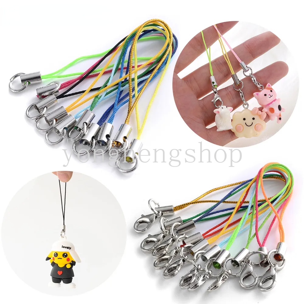 สายเชือกโพลีเอสเตอร์ พร้อมแหวนจั้มพ์ แฮนด์เมด สําหรับทําเครื่องประดับ พวงกุญแจ สายคล้องโทรศัพท์มือถือ DIY 20 ชิ้น ต่อชุด - รูปที่ 6