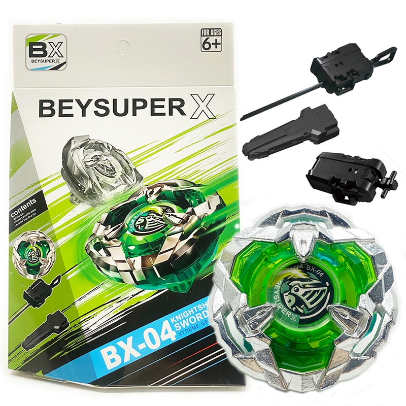 เบย์เบลด X BX-04 Knight Shield Beyblade Xtreme พร้อมตัวปล่อยกริป สําหรับเด็ก ของขวัญวันเกิด