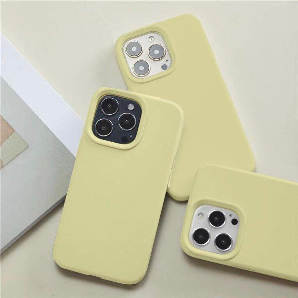 Premium Silicone Case เคสไอโฟนซิลิโคนพรีเมียม (Milk Yellow)