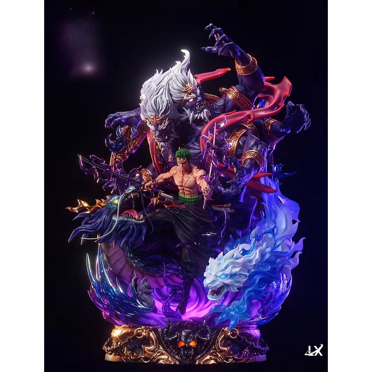 สถานที่ท้องถิ่น One Piece Action Figure อะนิเมะ Roronoa Zoro Enma Wano Asura Zoro รูป COD สต็อกคอสเพ