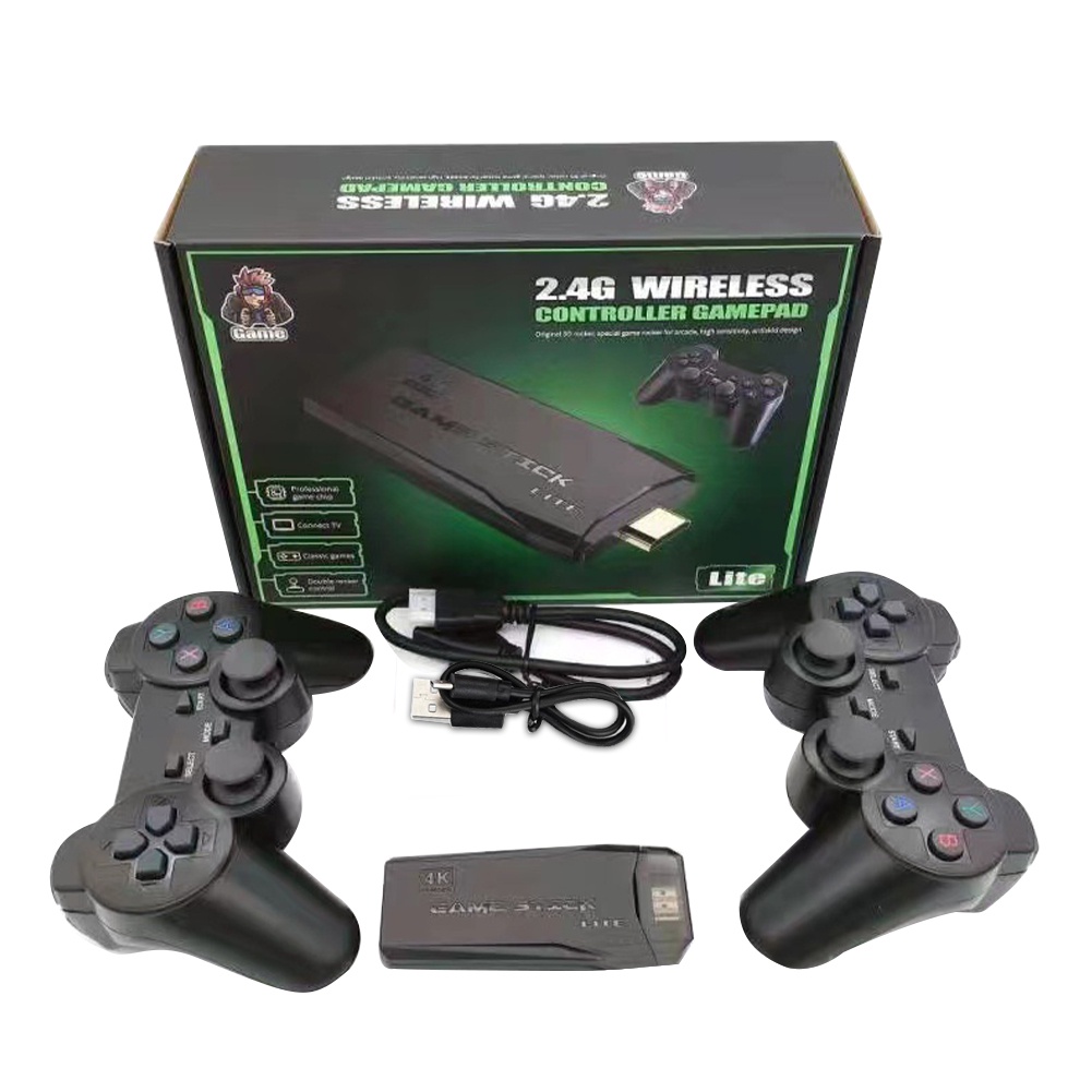 เครื่องเล่นเกม เกมกด เครื่องเกม 10K เกมส์ 64Gb Video Game Console Stick