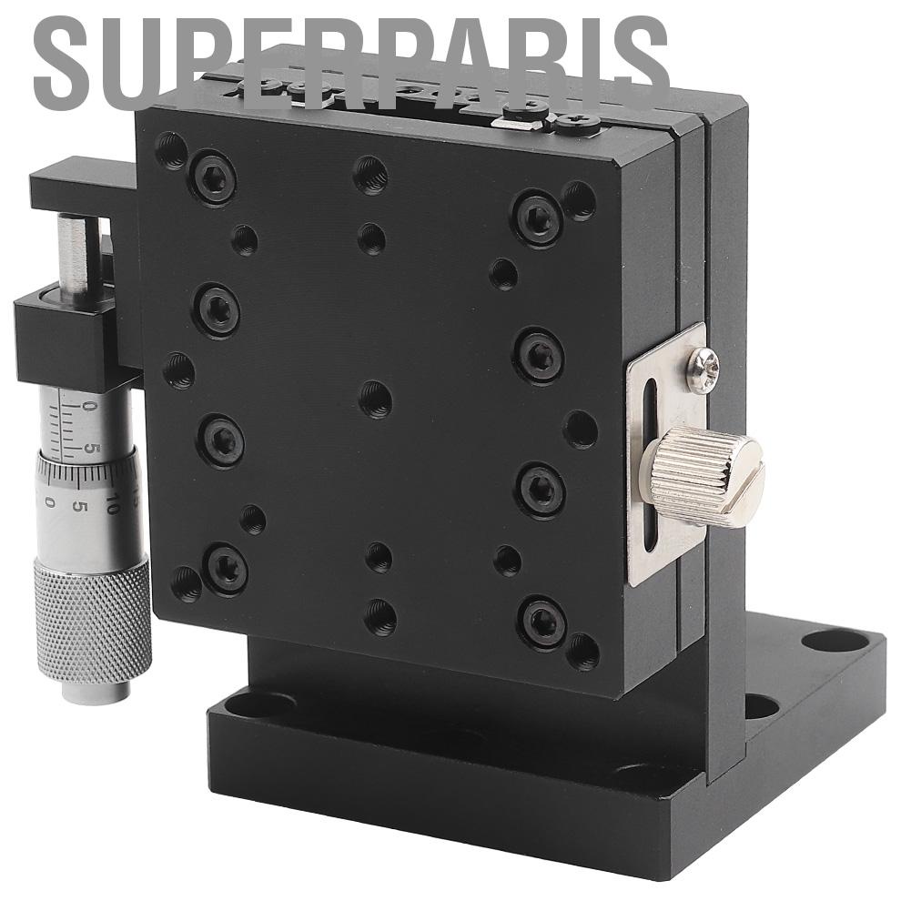 Superparis Micrometer Manual Slide Table Roller Bearing Vertical Linear Stage 60x60mm