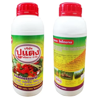 ไคโตซาน ตราปูแดง สูตรพืช ขนาด 500cc. จำนวน 1 ขวด กระตุ้นการเจริญเติบโต ป้องกันโรคและแมลง ได้รับสารอาหารครบถ้วน แท้