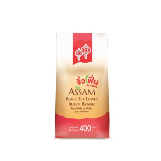 Jiufen จิ่วเฟิ่น ใบชาจิ่วเฟิ่น (ใบชาดำอัสสัม) ขนาด 400g. x1ถุง