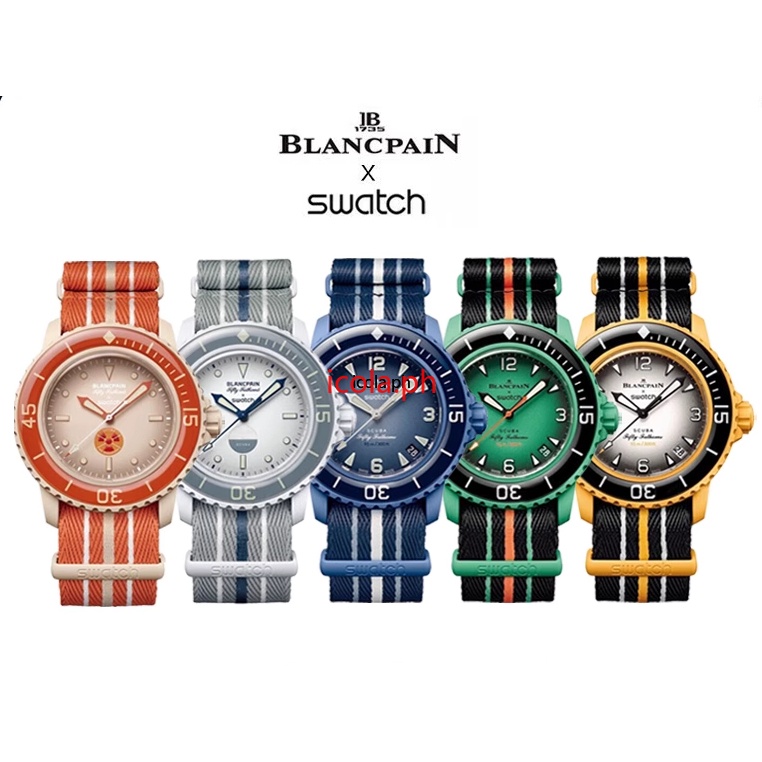 Blacpaim X Swotoh Co Branded Arctic นาฬิกาข้อมือควอตซ์แฟชั่น กันน้ํา สําหรับบุรุษ 50 ฟุต