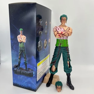 สถานที่ท้องถิ่น Luffy Zoro Seriously Injured Sanji อะนิเมะ One Piece รูปปั้น COD stock คอสเพลย์ Astonished Action Figure ตุ๊กตาของเล่นสําหรับของขวัญเด็กคอลเลกชันเครื่องประดับรถตกแต่งบ้านเค้ก