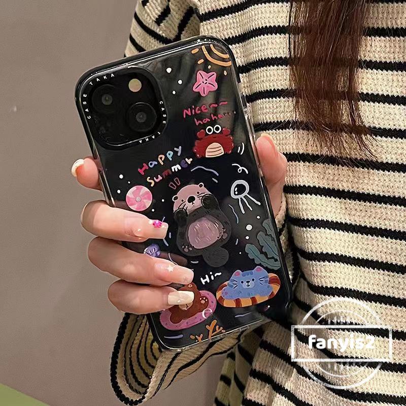 เคสป้องกันโทรศัพท์มือถือ แบบนิ่ม ลายการ์ตูน สําหรับ iPhone 15 14 13 11 12 Pro Max 8 7 XR XS Max SE 2020