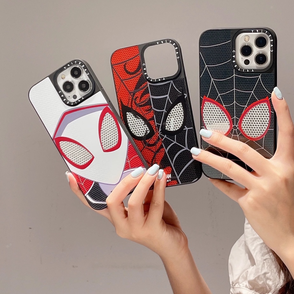 Casetify Marvel Spider Man อย่างเป็นทางการเคสโทรศัพท์สําหรับ IPhone Air 15 16 17 Pro Max 11 12 13 14