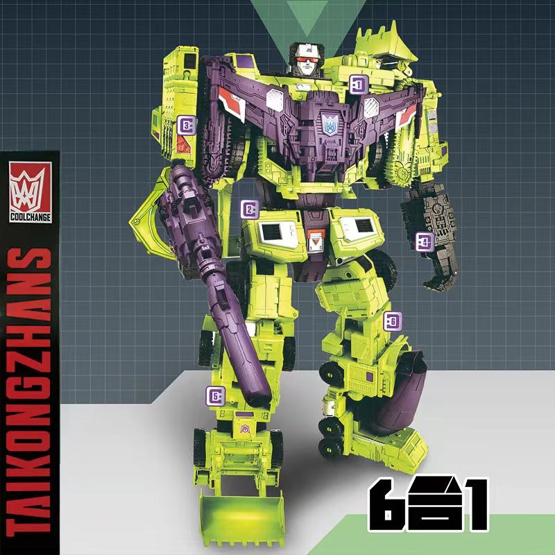 [พร้อมส่ง] หม้อแปลง Hasbro H902 Hercules H903 Fearless IDW Version KO Digging Tiger Squad