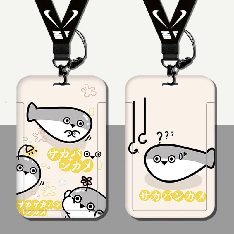 Sacabambaspis janvieri ออกแบบใหม่ DIY Student ID Card Holder Personal ID Card Case Bank Card Work ID