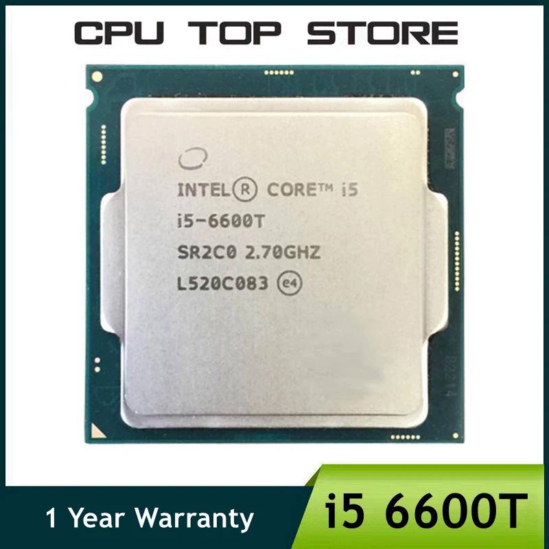 โปรเซสเซอร์ CPU Intel Core i5 6600t 2.7 GHz Quad-Core Quad-Thread 6M 35W LGA 1151 LBYL
