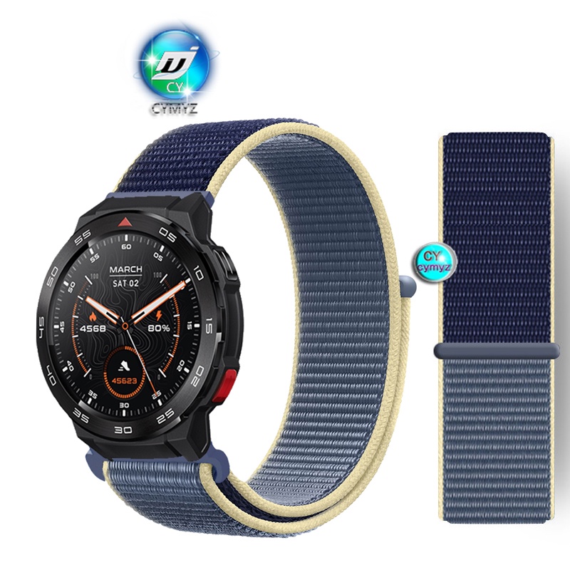 for mibro Watch GS Pro สาย สายนาฬิกา สายไนลอนถัก สายรัดข้อมือกีฬา mibro Watch GS Pro สายรัด