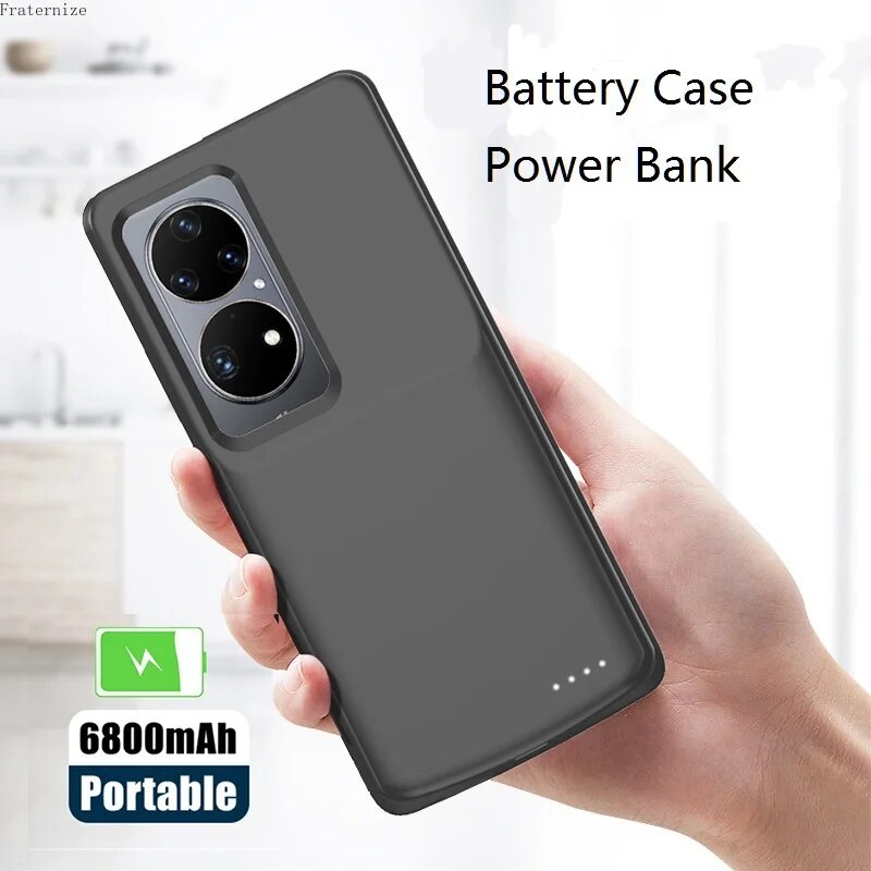 Power Case For Huawei P50 Battery Charger Cases Shockproof  Power Bank For Huawei P50 Pro External