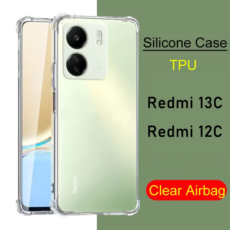 เคสใส Redmi 13C / Redmi 12C ใสกันกระแทกมุมสำหรับ Redmi13C / Redmi12C รุ่นใหม่ล่าสุด เคสกันกระแทก Red