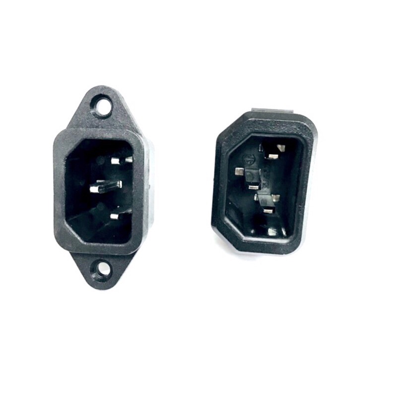 Plug AC ปลั๊ก AC ตัวผู้ แบบ3ขา 15A-250VAC แบบมีปีกยึดและไม่มีปีก มีของพร้อมส่งในไทย