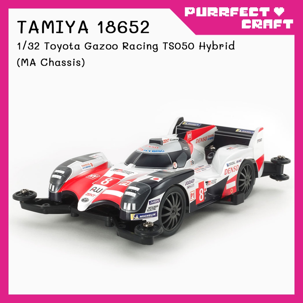 TAMIYA Toyota Gazoo Racing TS050 Hybrid (MA) (18652) รถรางทามิย่า