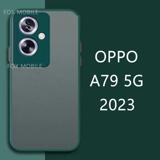 เคสโทรศัพท์ OPPO A79 5G 2023 เคสขอบสี ผิวด้าน เคสกันกระแทก สำหรับ ออโป้ เอ79 5จี ปี 2023 ตรงรุ่น พร้อมส่งในไทย 025