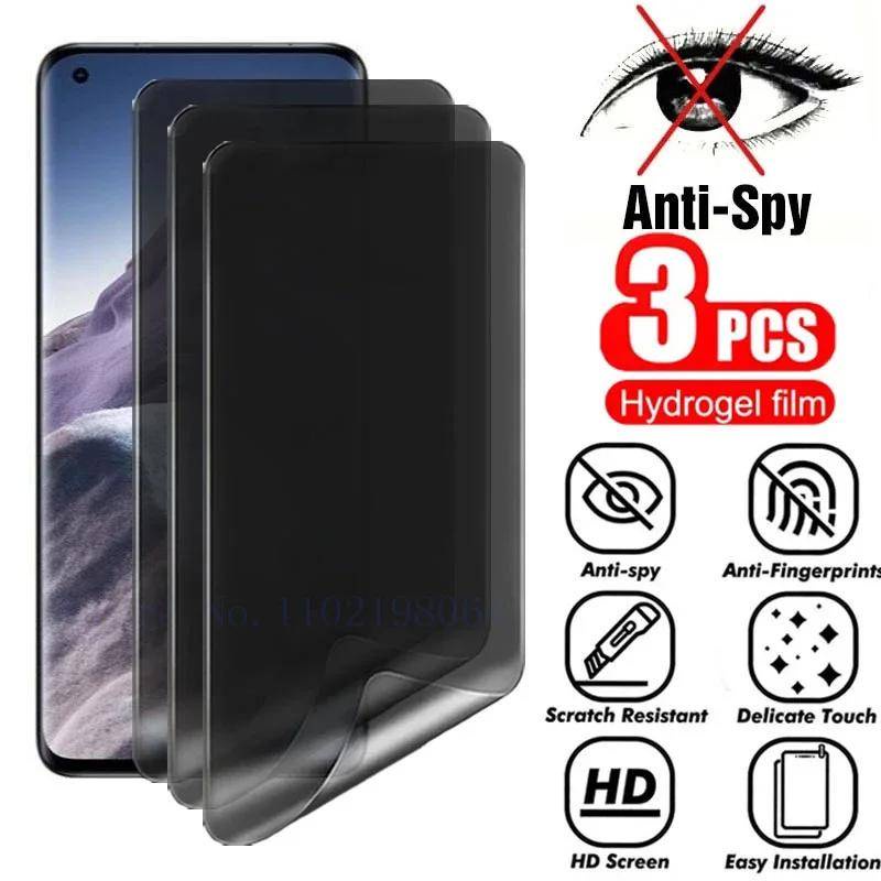 สําหรับ Xiaomi Mix Civi 4 Pro 3 2 2S 1S Evo 999D Anti Spy ความเป็นส่วนตัวฟิล์มไฮโดรเจลนุ่มสําหรับ Xi