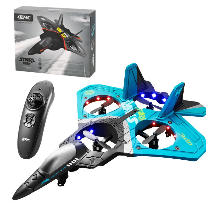 RC Jet Fighter Plane ของเล่นไฟฟ้าพร้อมรีโมทคอนโทรลน้ําหนักเบา 2.4G Hobby Plane