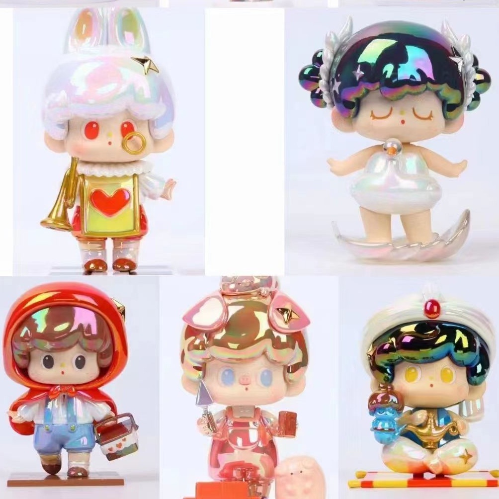 ของแท้Bunby Fairy Tale Adventure Series รุ่น Electroplated ชุด 8 ใหม่รูปตุ๊กตาเครื่องประดับของขวัญ