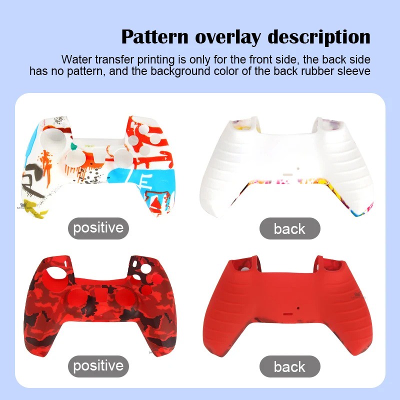 เคสซิลิโคน กันลื่น อุปกรณ์เสริม สําหรับจอยสติ๊ก Playstation 5 PS5