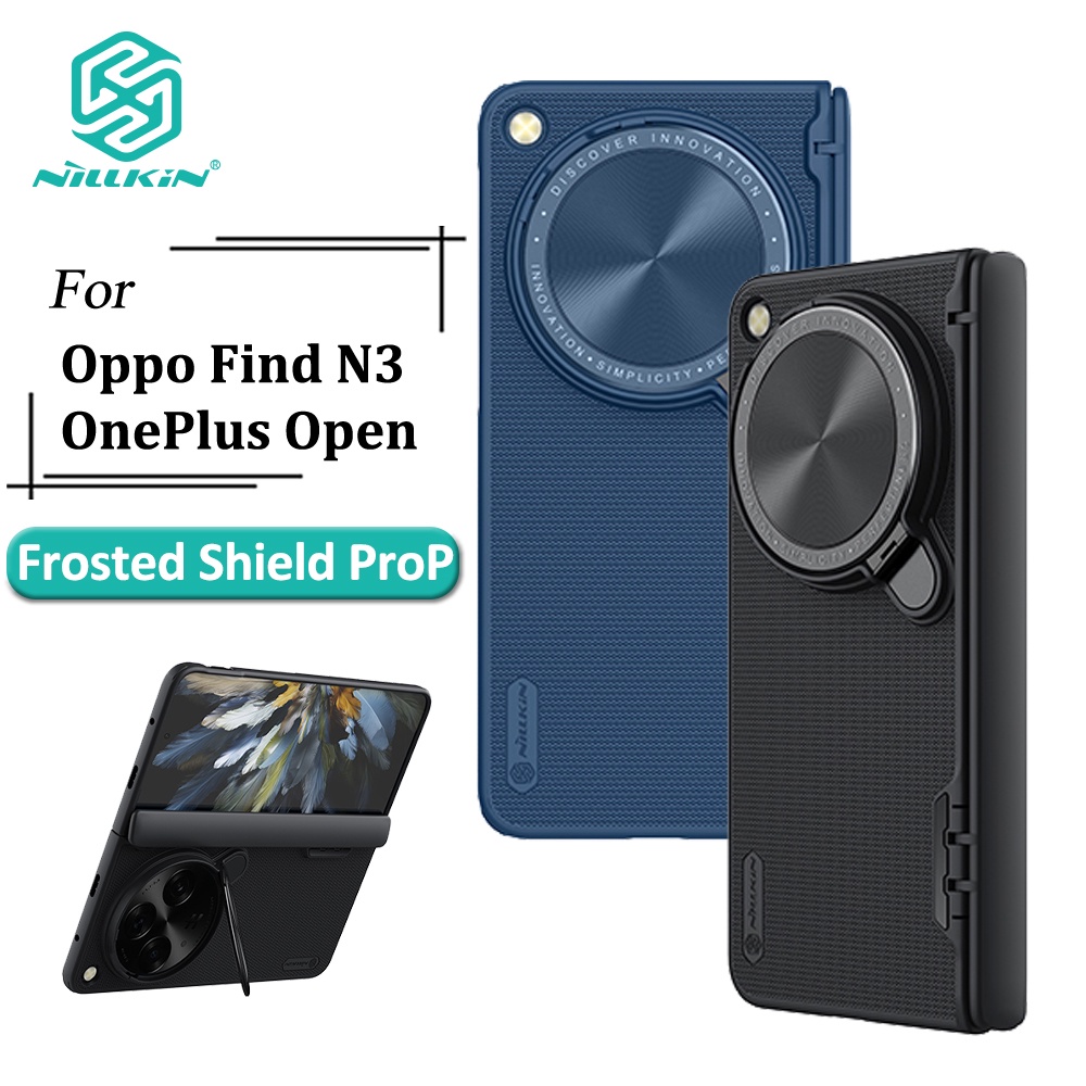 Nillkin Super Frosted Shield Prop เคส สําหรับ OPPO Find N3 / One Plus เคสเปิด กล้อง ฝาพับ เมาท์ บางพิเศษ เคลือบ PC ป้องกัน กันกระแทก เคสด้านหลัง