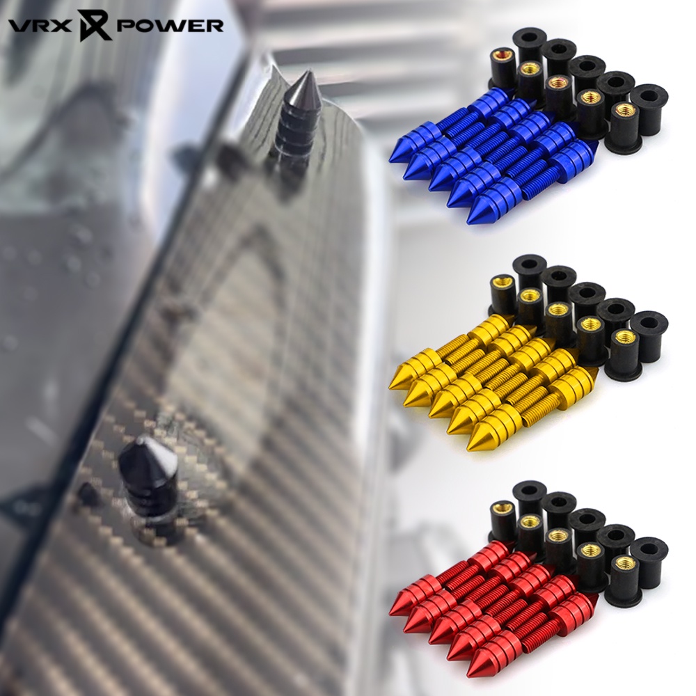 ชุดสกรูสลักเกลียวติดกระจกหน้ารถจักรยานยนต์ สําหรับ YAMAHA R15m R15v4 R15v3