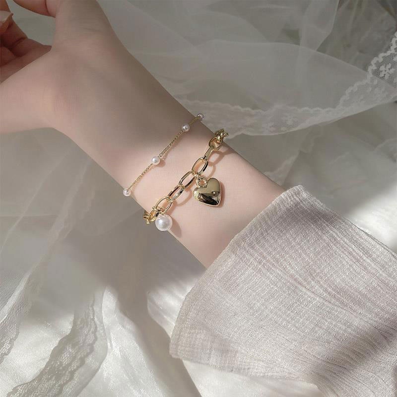 ในไทย-สร้อยข้อมือ สร้อยข้อมือร้อยข้อเรียบง่ายเครื่องประดับความคิดสร้างสรรค์COD